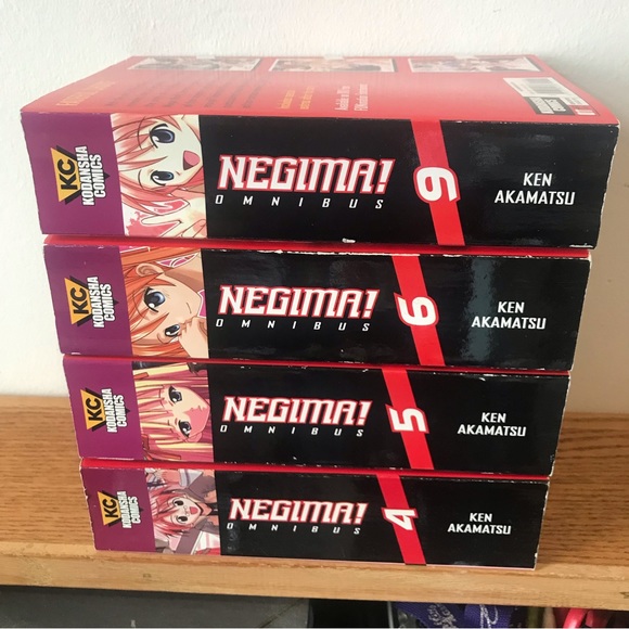 Negima Omnibus manga volumes 4,5,6,9 by ken Akamatsu - Picture 7 of 8